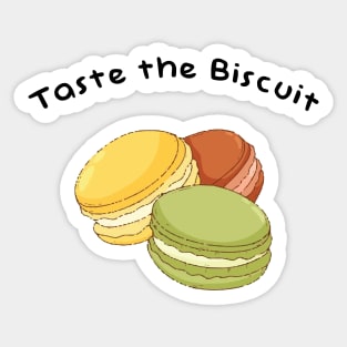 taste the biscuit yummy Sticker